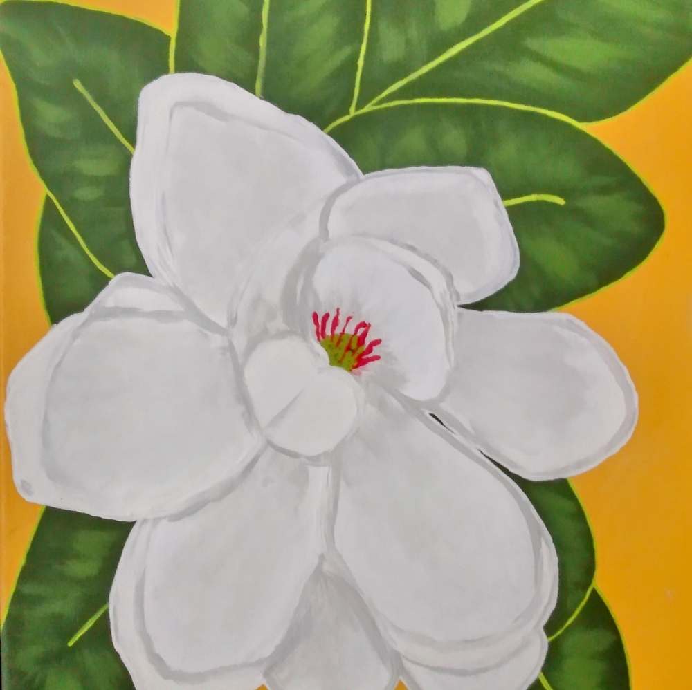 Magnolia painting